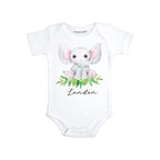 Daiichiban Designs Personalized baby gifts with name Elephant baby shower gifts for boys