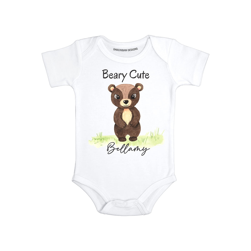 Daiichiban Designs Beary Cute baby clothes personalized baby gifts with name