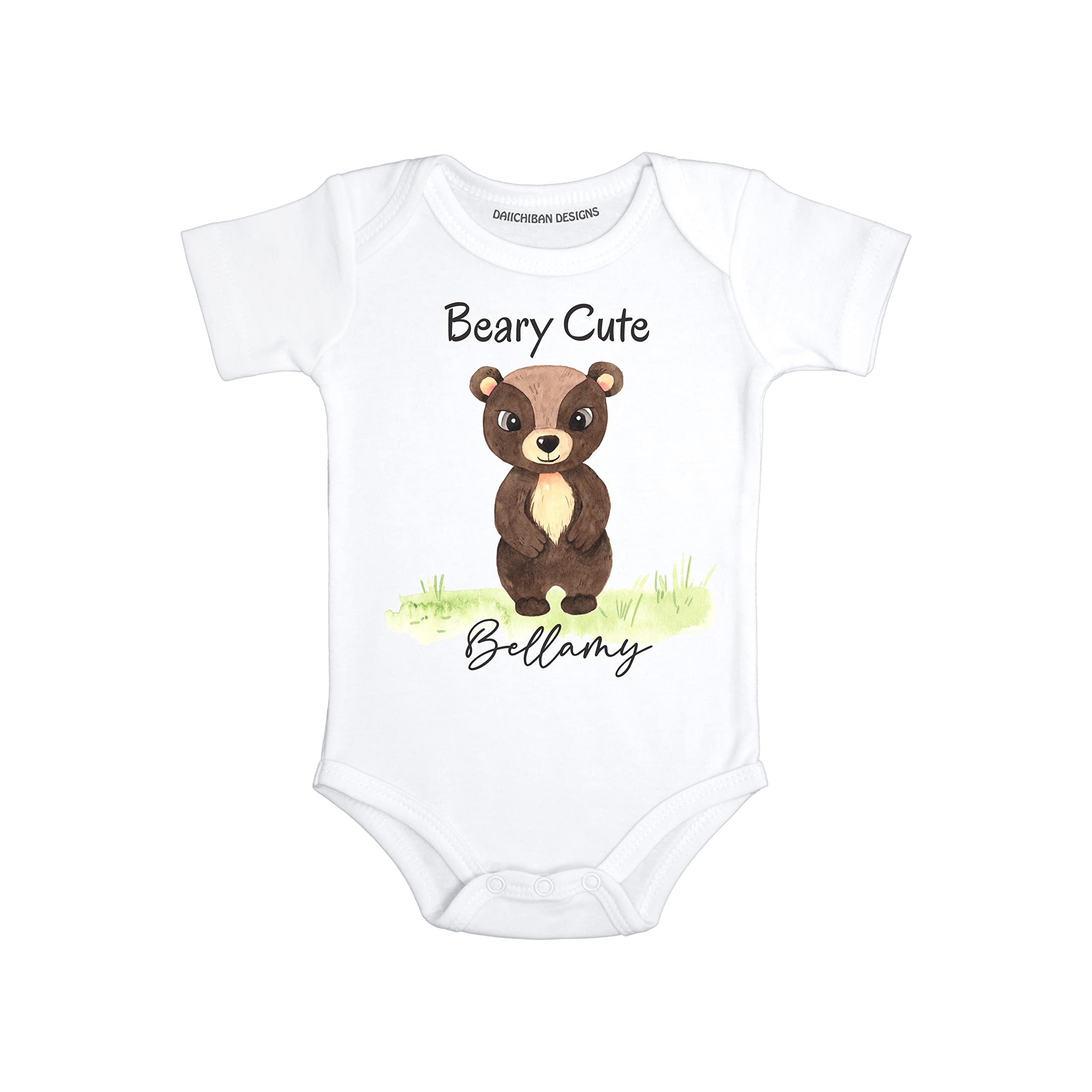 Daiichiban Designs Beary Cute baby clothes personalized baby gifts with name