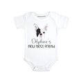 Personalized Dog baby bodysuit French Bulldog baby clothes