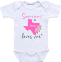 Daiichiban Designs Someone in Texas loves me baby gifts customizable