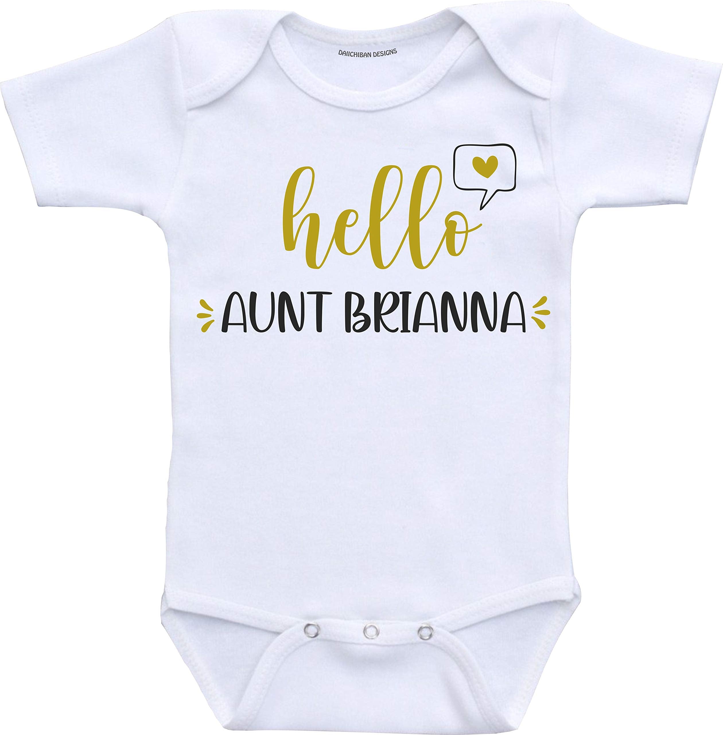 Daiichiban Designs Auntie baby announcements gifts pregnancy reveal to Aunt