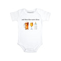 Daiichiban Designs Pregnancy Announcement Then There were Three Baby Reveal Gift (6 Months) White
