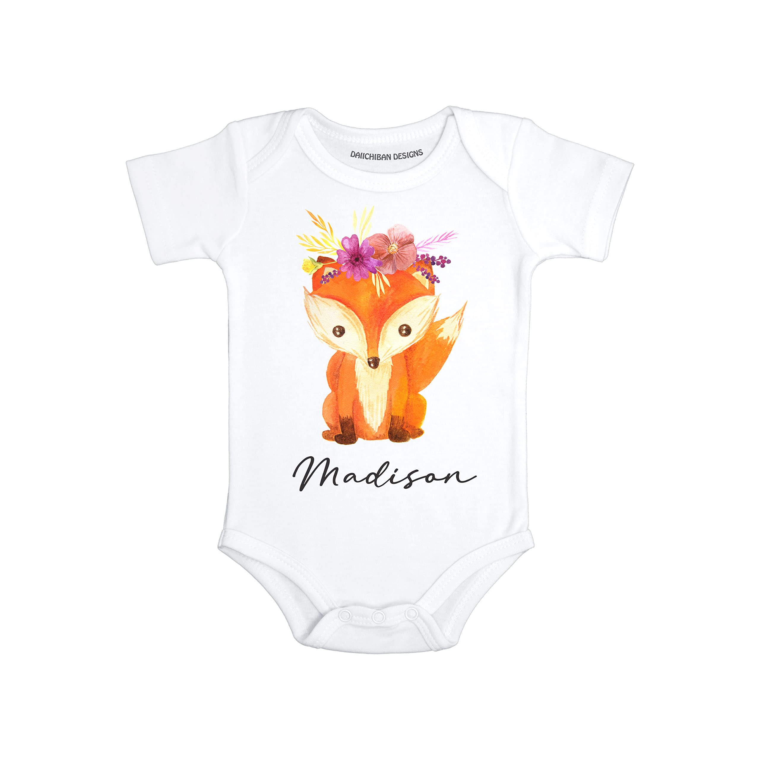 Daiichiban Designs Custom baby girl clothes with name Personalized gifts for baby girl