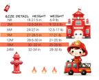 DAIICHIBANdesigns Firefighter baby clothes I'm not just Daddy's little girl I'm a Firefighter's daughter