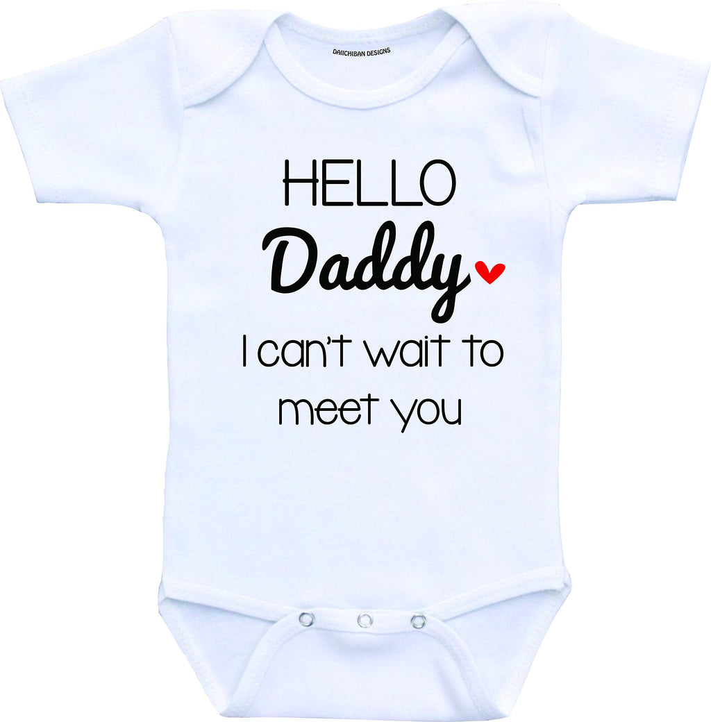 Daiichiban Designs Hello Daddy pregnancy announcement for Dad