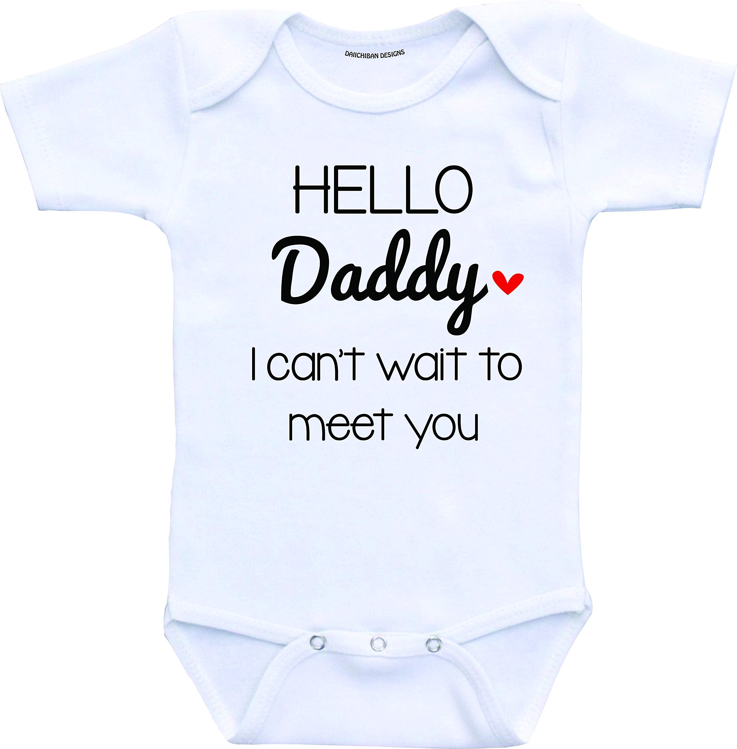 Daiichiban Designs Hello Daddy pregnancy announcement for Dad