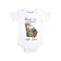 Daiichiban Designs Personalized Baby Bodysuit – “Made in Georgia with Love” with Custom State Option
