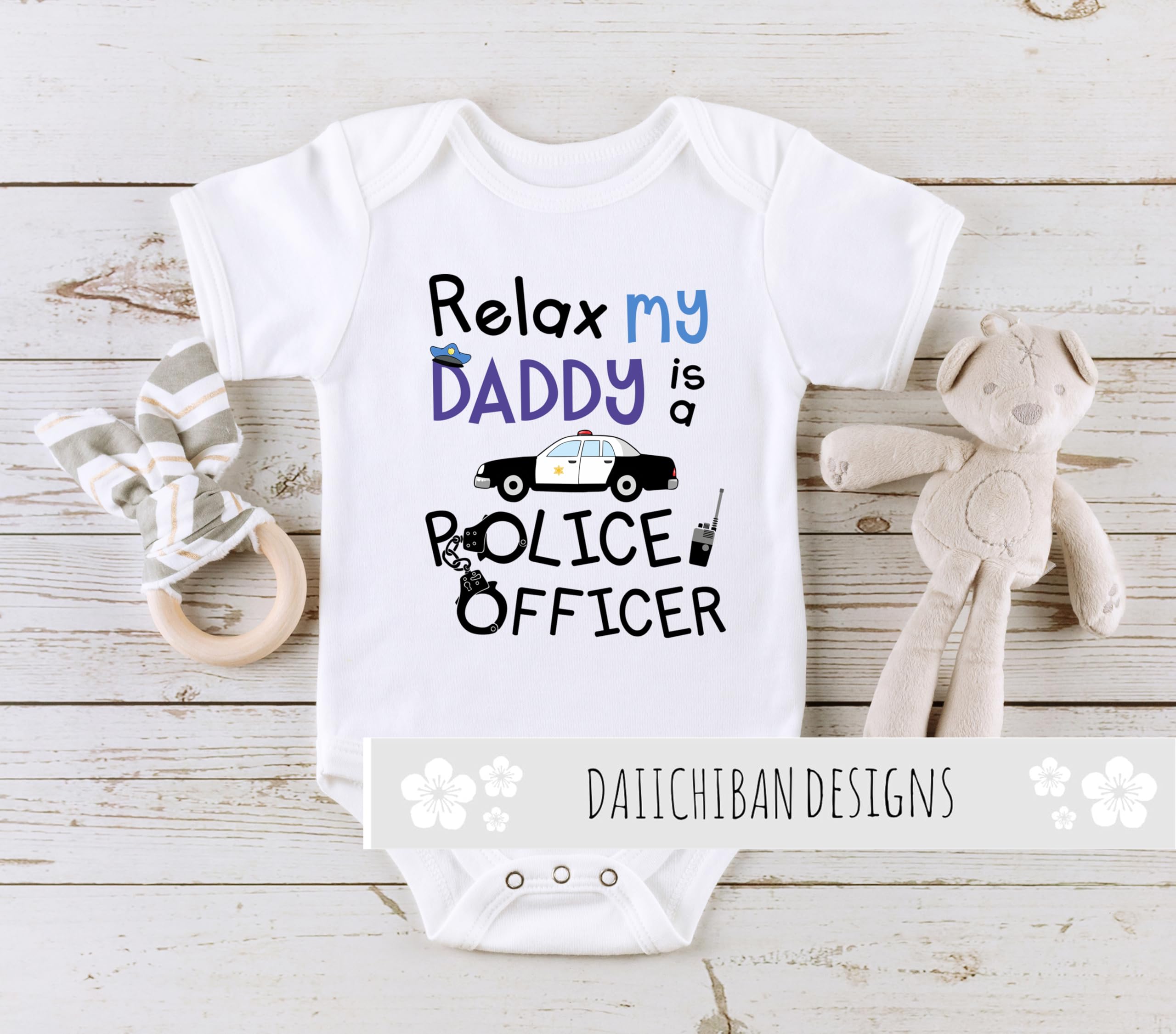 Daiichiban Designs Police Officer baby gifts