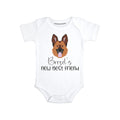 Personalized dog baby clothes with name German shepherd baby gifts