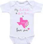 Daiichiban Designs Customizable Aunt and Uncle baby clothes Ohio State baby gifts