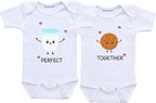 Daiichiban Designs Cookies and Milk Twins boy and Girl Twins Gifts