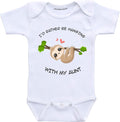 Daiichiban Designs I'd Rather be Hanging with My Aunt Baby Clothes Infant Creeper