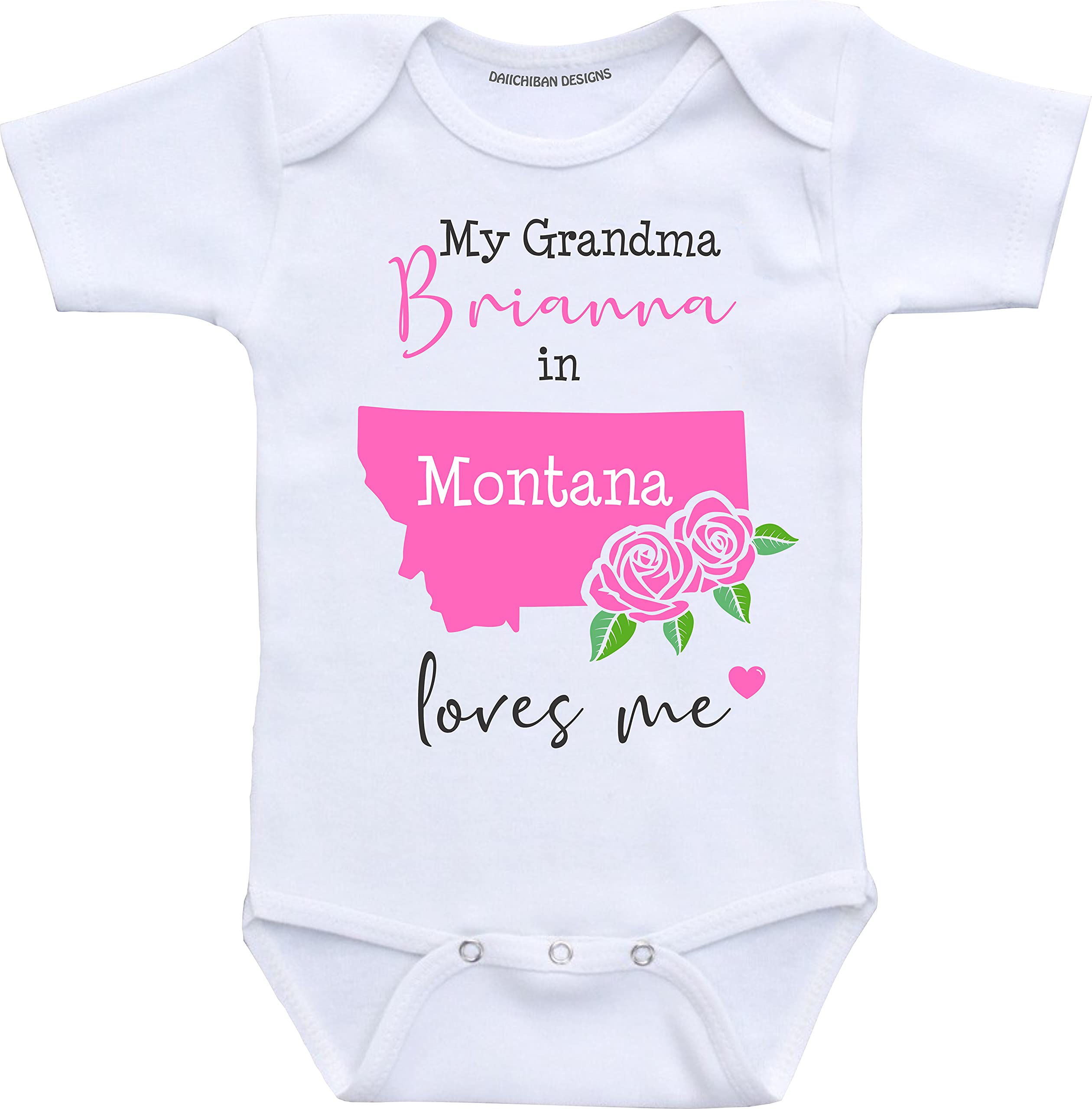 Daiichiban Designs Custom Grandma baby girl clothes