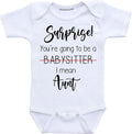 Daiichiban Designs Surprise Pregnancy Announcements for Aunt Funny baby reveal gifts