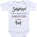 Daiichiban Designs Surprise Pregnancy Announcements for Aunt Funny baby reveal gifts