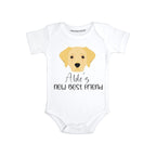 Personalized Labrador Retriever baby clothes dog sibling baby clothes