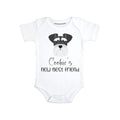 Personalized Dog baby clothes Schnauzer baby gifts