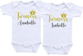 Daiichiban Designs Personalized Twin baby girls gift