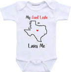 Daiichiban Designs My Aunt in Colorado loves me customized Auntie baby clothes
