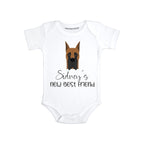 Personalized Great Dane baby clothes Dog sibling baby outfit