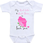 Daiichiban Designs Aunt and Uncle baby gifts Customizable Montana baby clothes