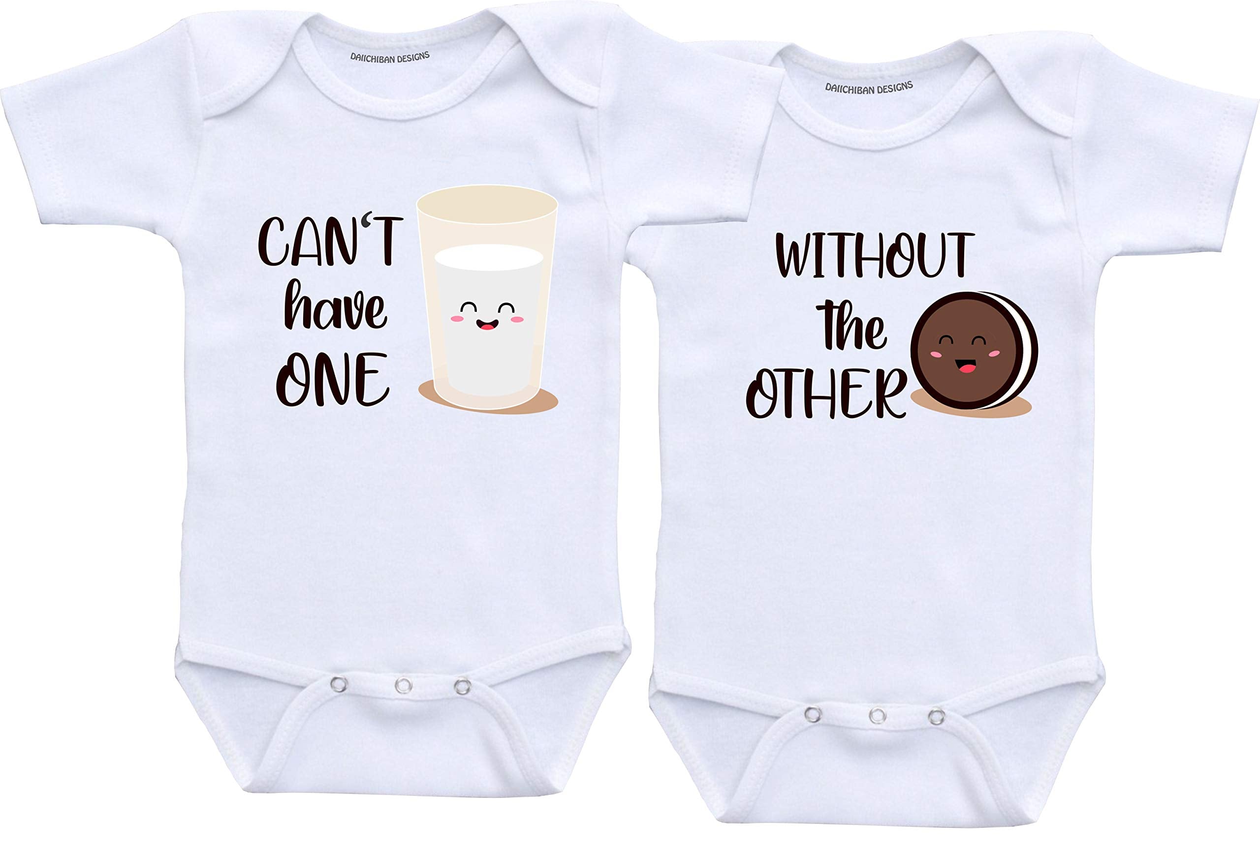 Daiichiban Designs boy and girl twin outfits matching twins baby clothes