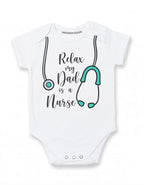 Daiichiban Designs My Daddy is a Nurse baby clothes