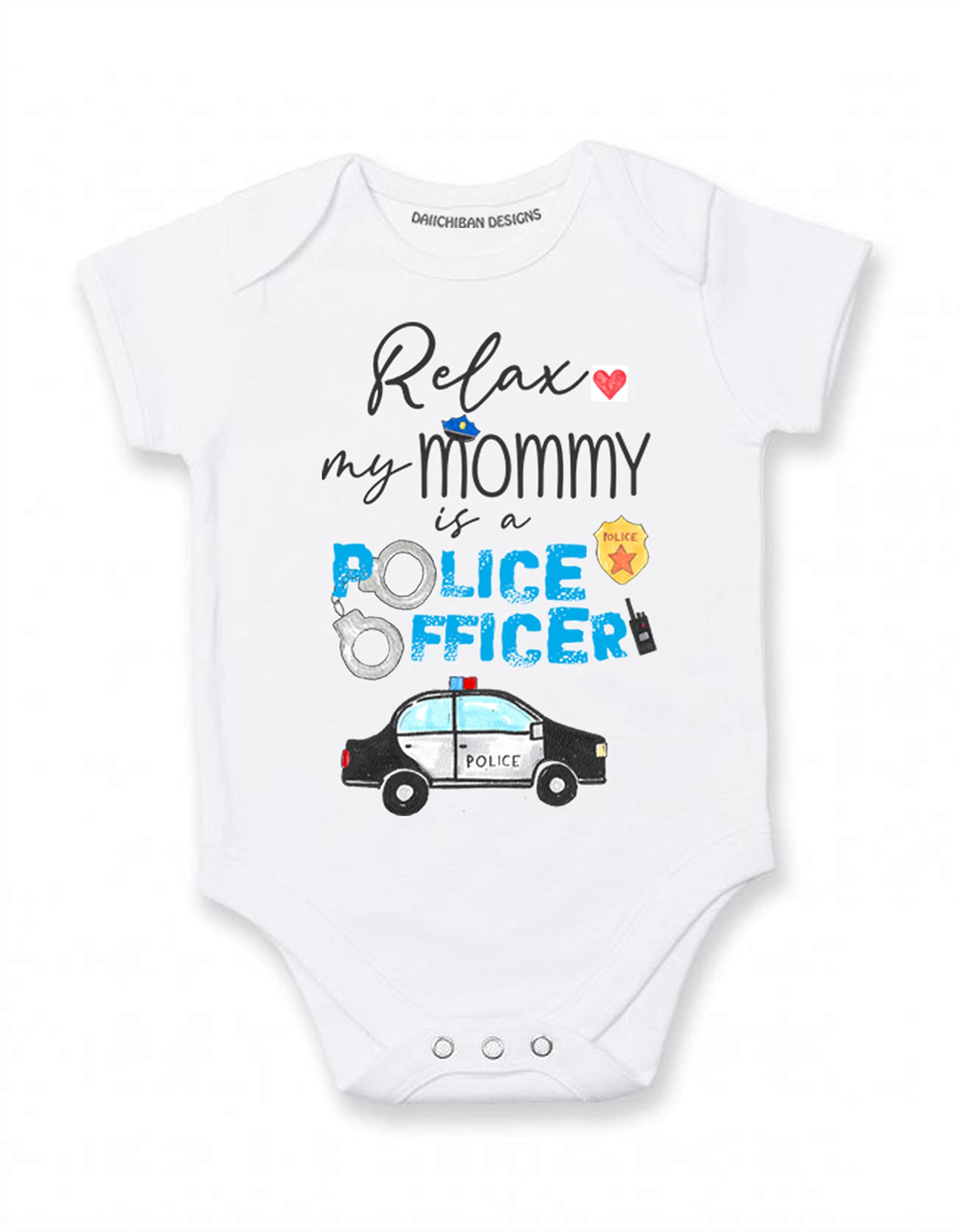 My mommy is a police officer baby clothes mom police baby gifts