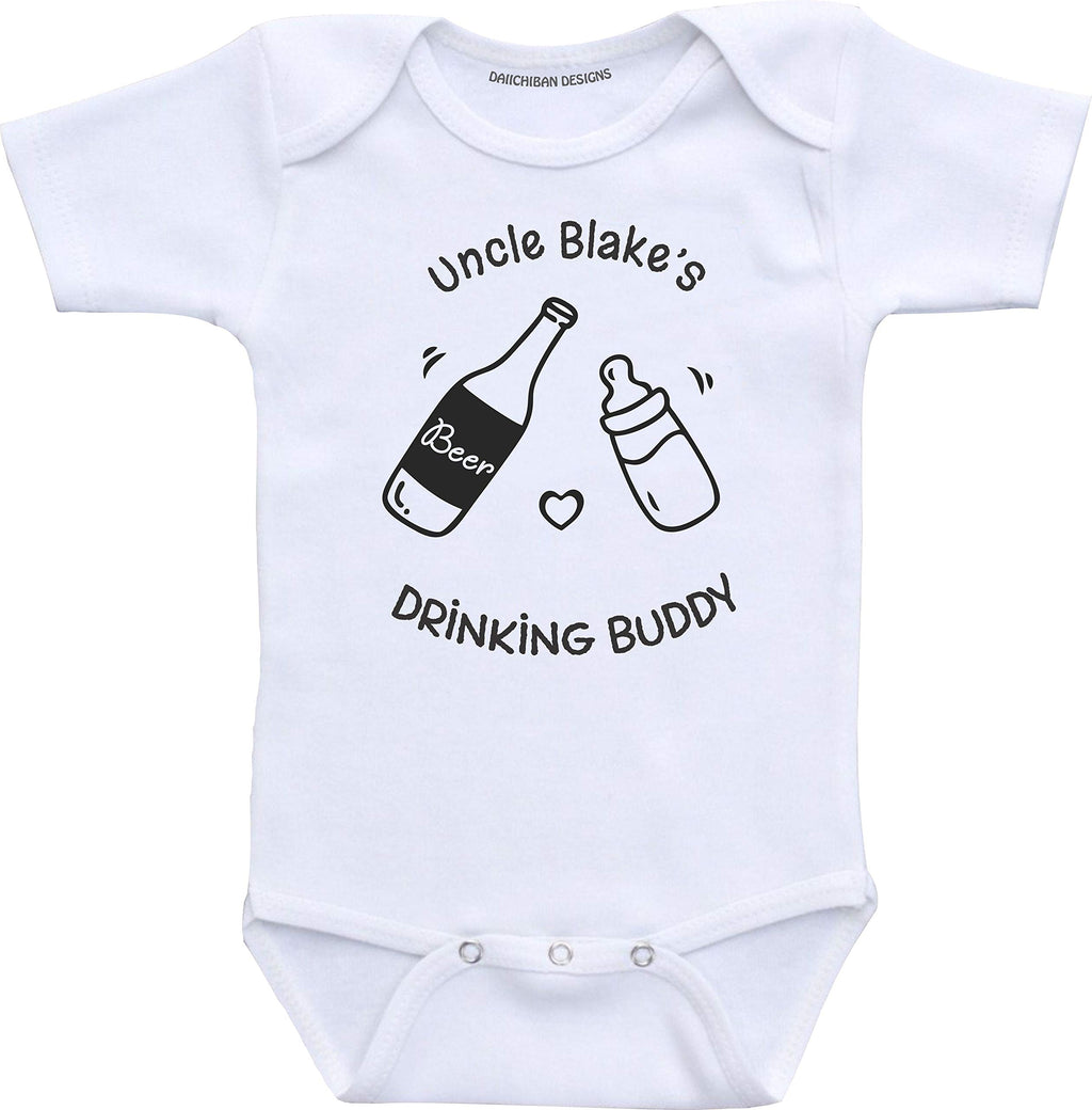 Uncle's Drinking Buddy Baby Clothes Custom Baby Gifts