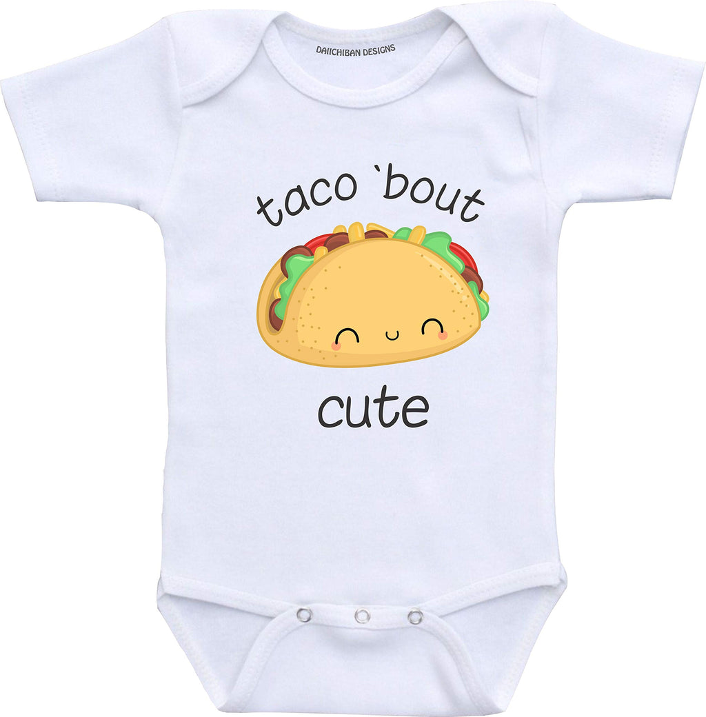 Daiichiban Designs Funny baby clothing Taco bout cute humorous baby clothes infant bodysuits