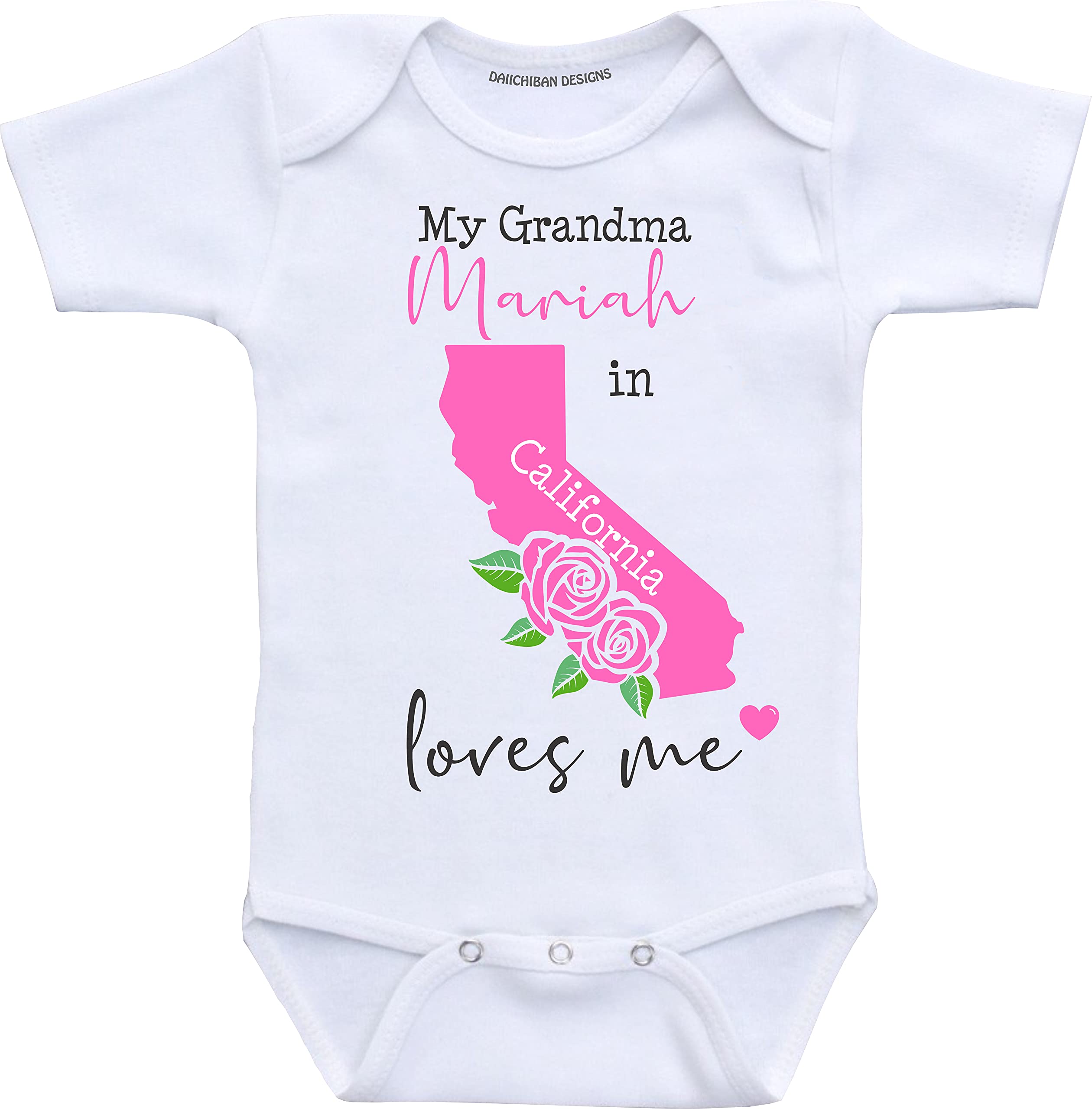 Daiichiban Designs Custom Grandma baby girl clothes