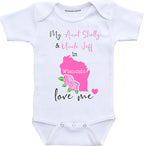 Daiichiban Designs Customizable Aunt and Uncle baby clothes Wisconsin State baby gifts