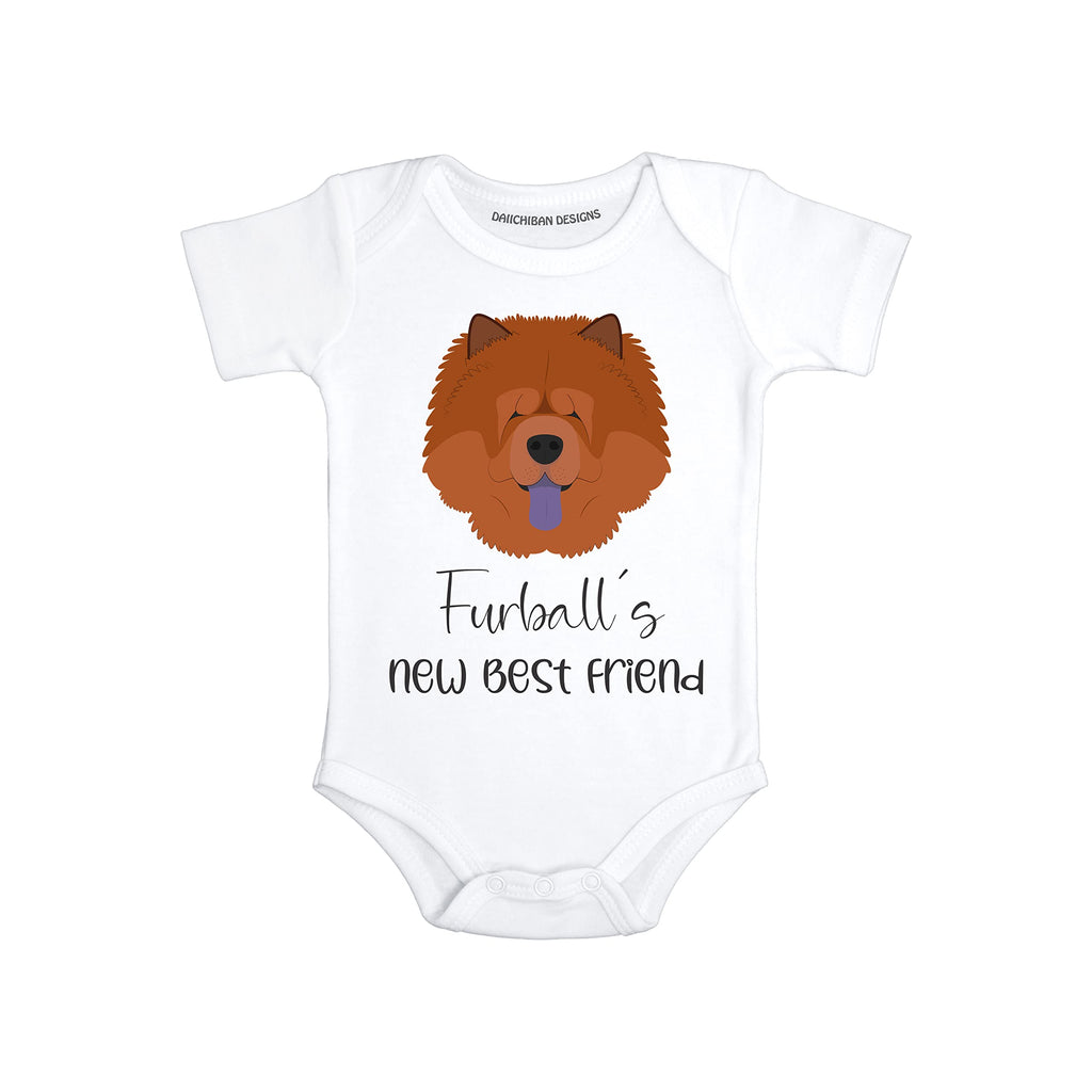 Custom Dog baby gifts Personalized Chow chow baby clothes