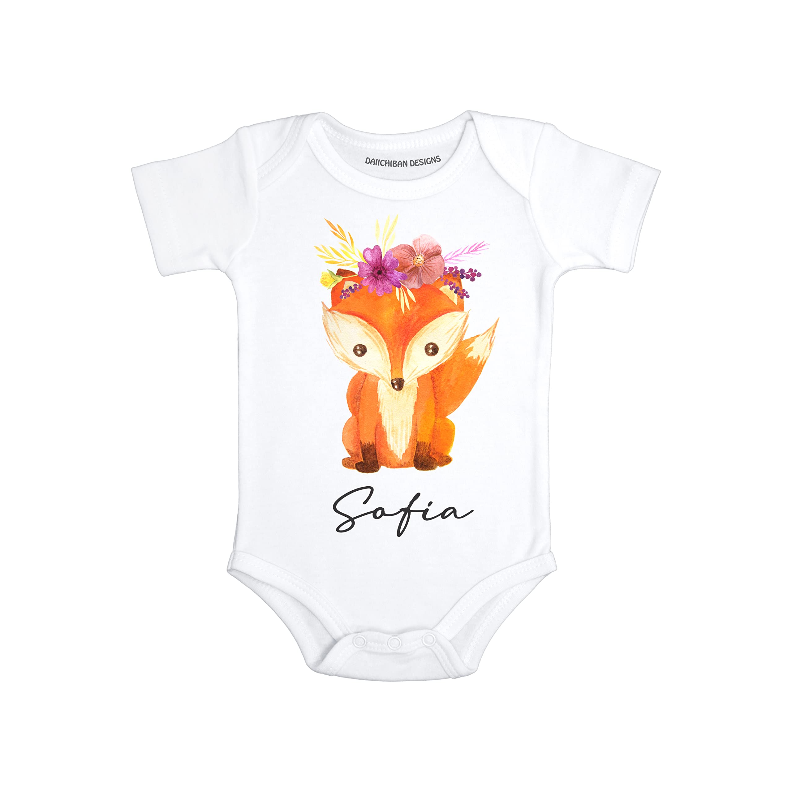 Daiichiban Designs Custom baby girl clothes with name Personalized gifts for baby girl