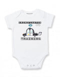 Daiichiban Designs Police Baby Bodysuit – “Crimefighting in Training” – Law Enforcement Baby Clothes