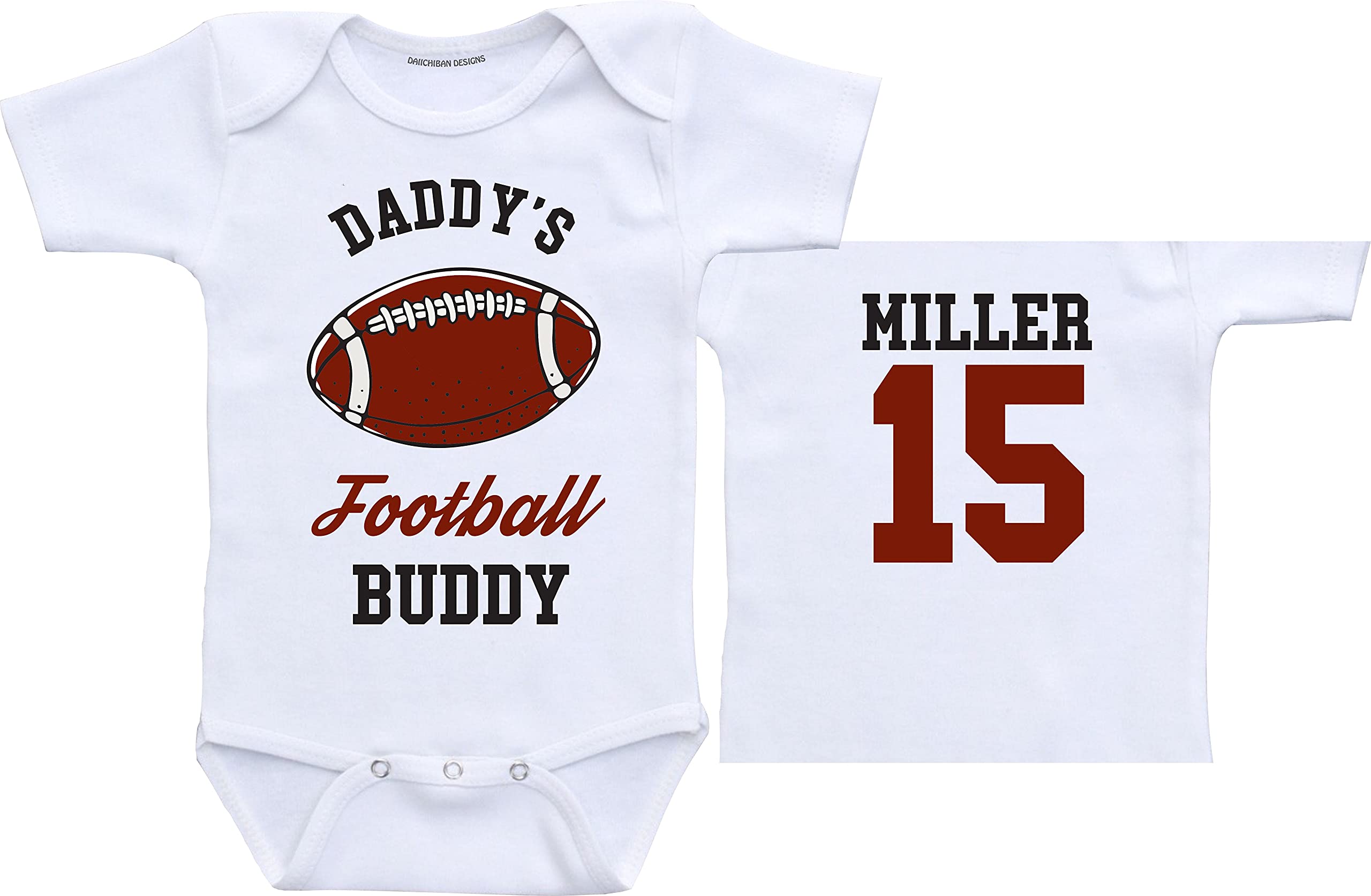 Daiichiban Designs Football baby outfit