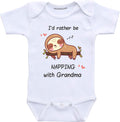 Daiichiban Designs Id rather be napping with Grandma baby clothes