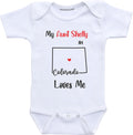 Daiichiban Designs My Aunt in Colorado loves me customized Auntie baby clothes