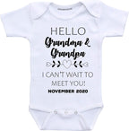 Customized Baby Announcement Custom Pregnancy Reveal Clothes