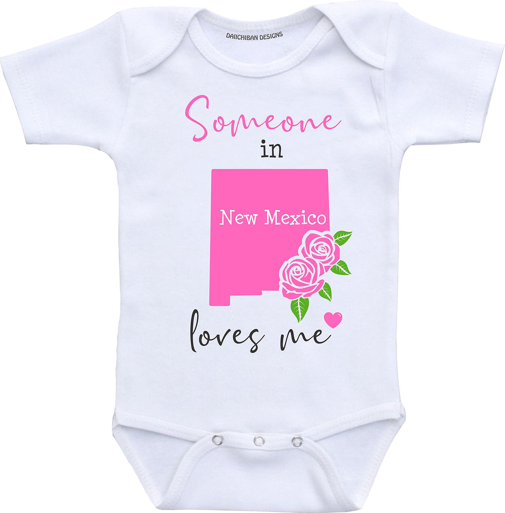 Daiichiban Designs Someone in Arkansas loves me baby gifts customizable
