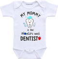 My Mom is a Dentist Baby Clothes Mommy Worlds Best Dentist Baby Onsie