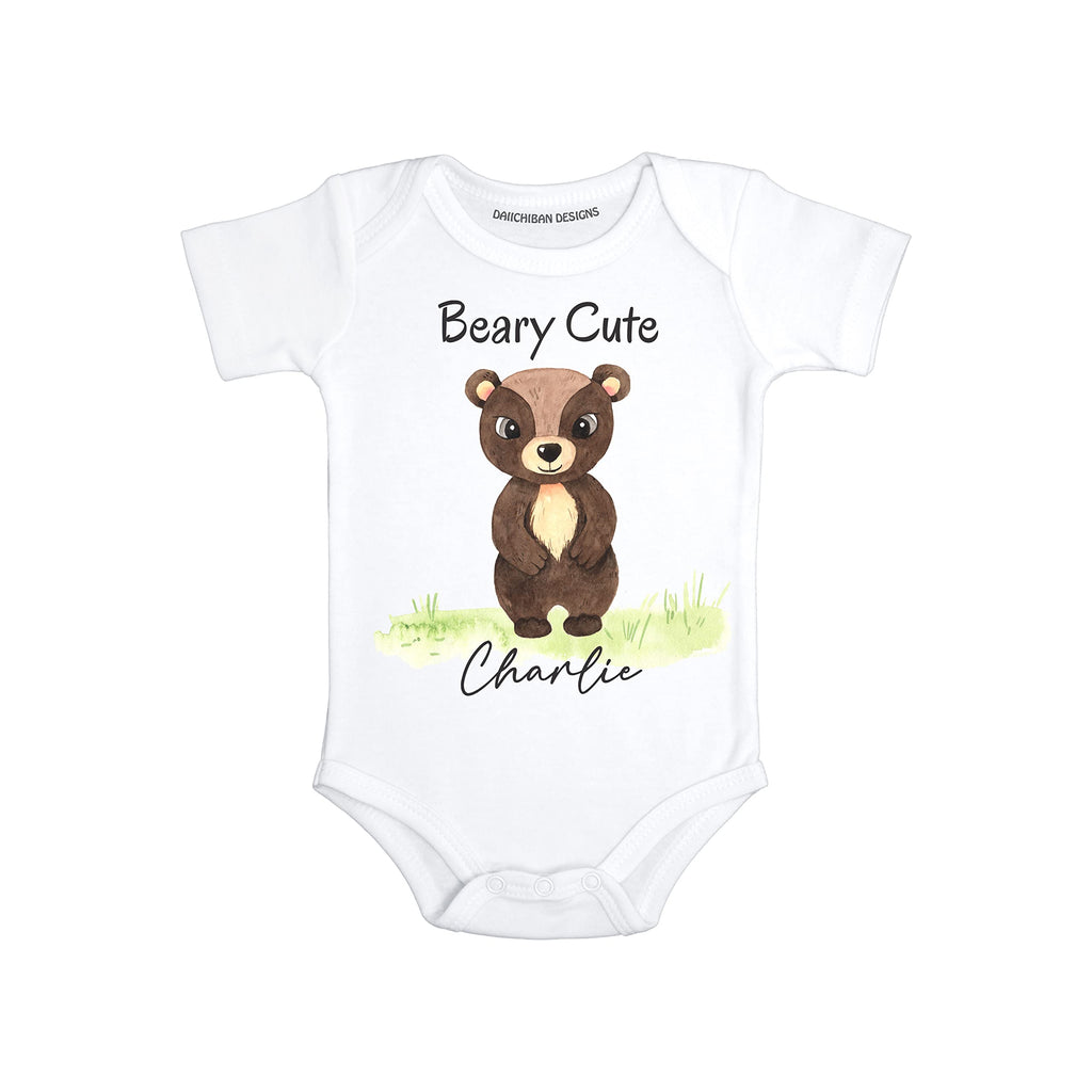 Daiichiban Designs Beary Cute baby clothes personalized baby gifts with name