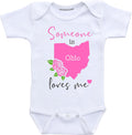 Daiichiban Designs Someone in Ohio loves me baby clothes Custom baby gifts