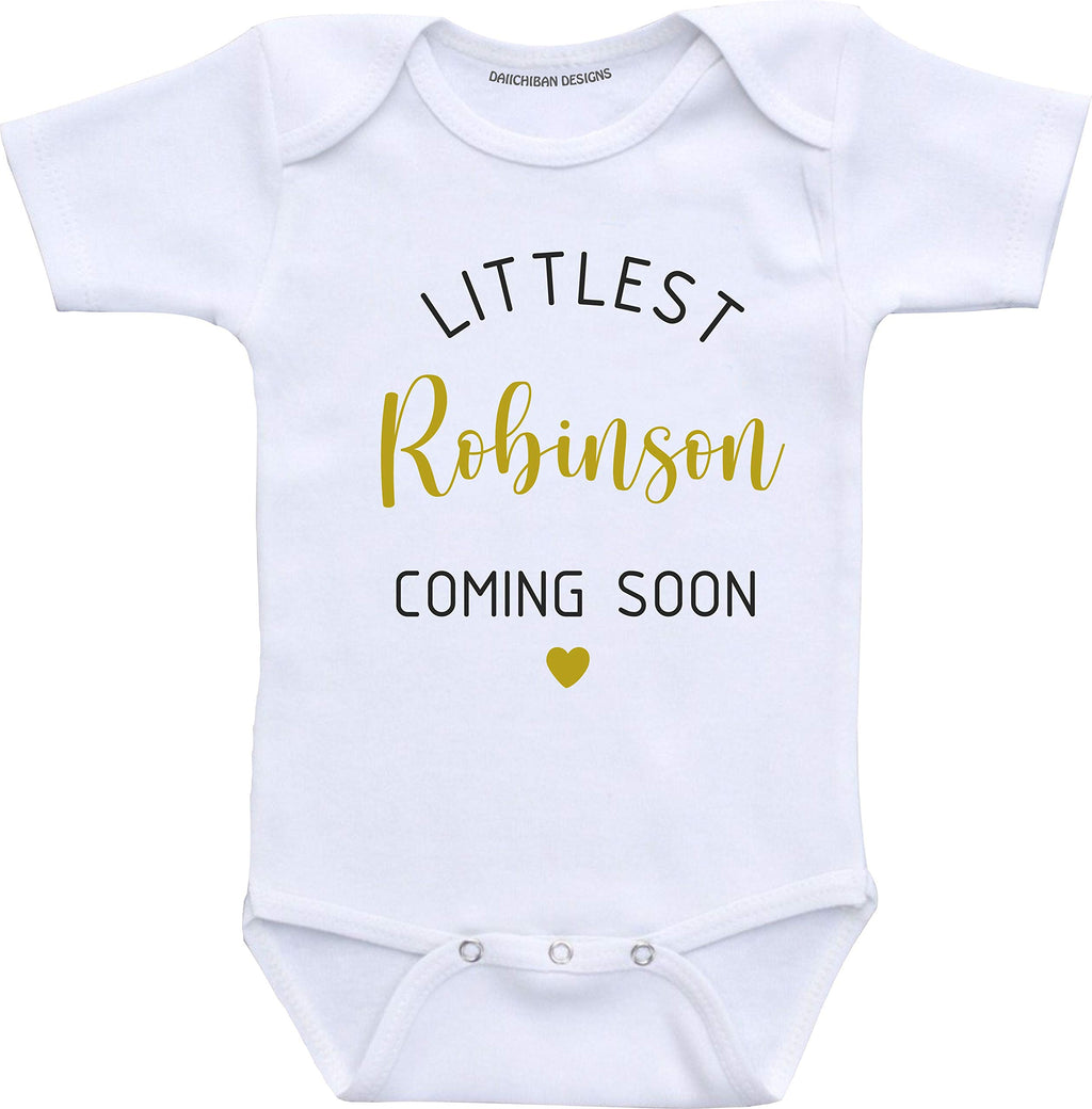 Daiichiban Designs Custom Pregnancy announcement gifts for family baby reveal ideas (newborn)