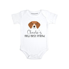 Personalized Dog baby bodysuit Beagle baby clothes