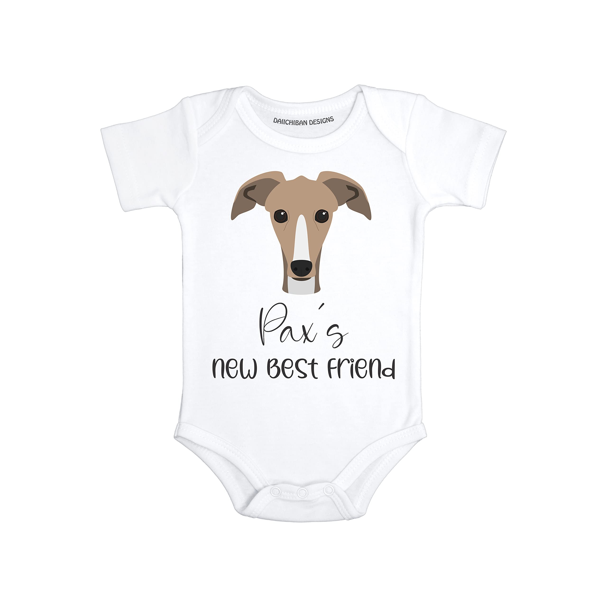 Greyhound Baby clothes dog theme Personalized dog baby outfit