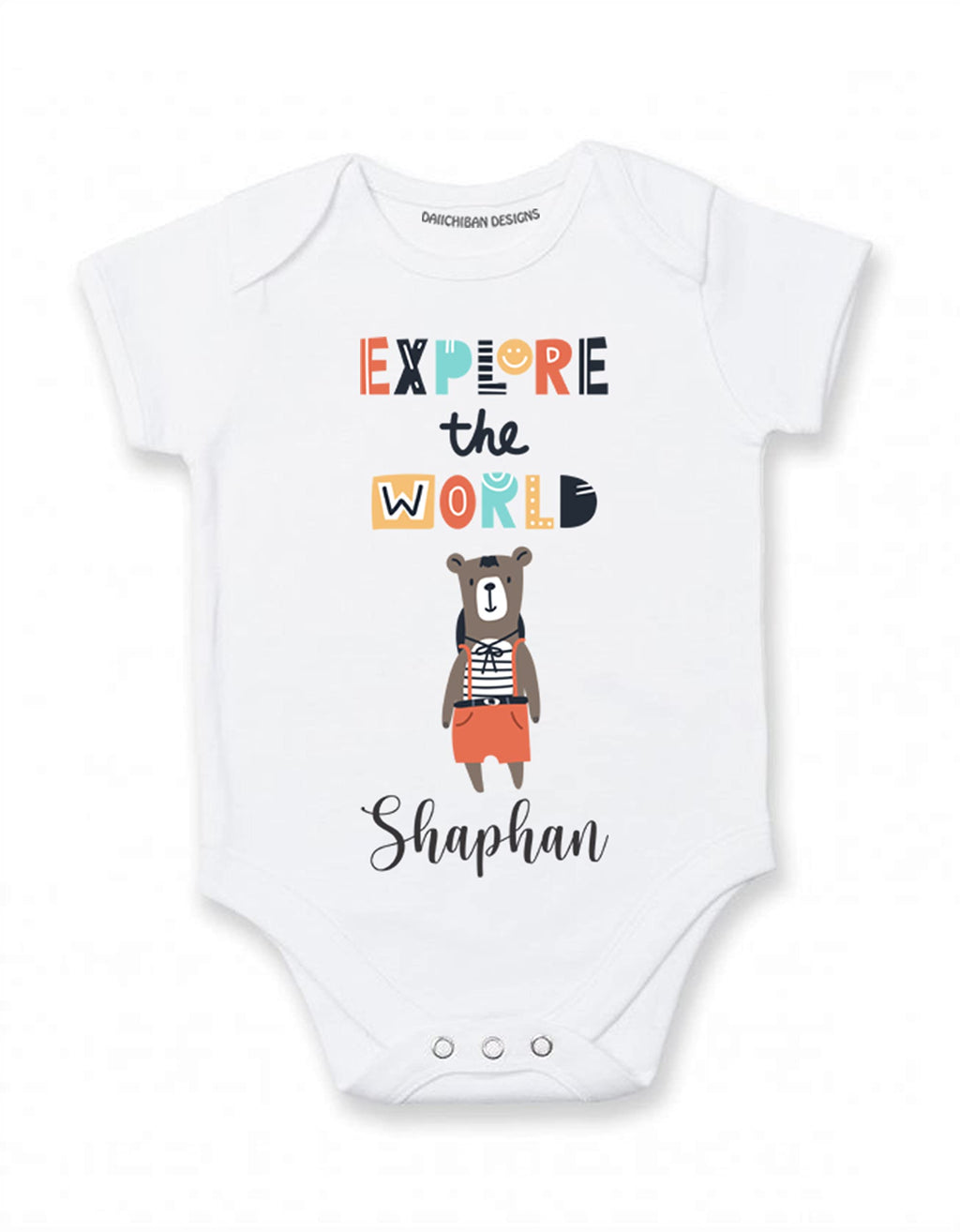 Personalized baby clothes for boys with name Lion baby outfit boy
