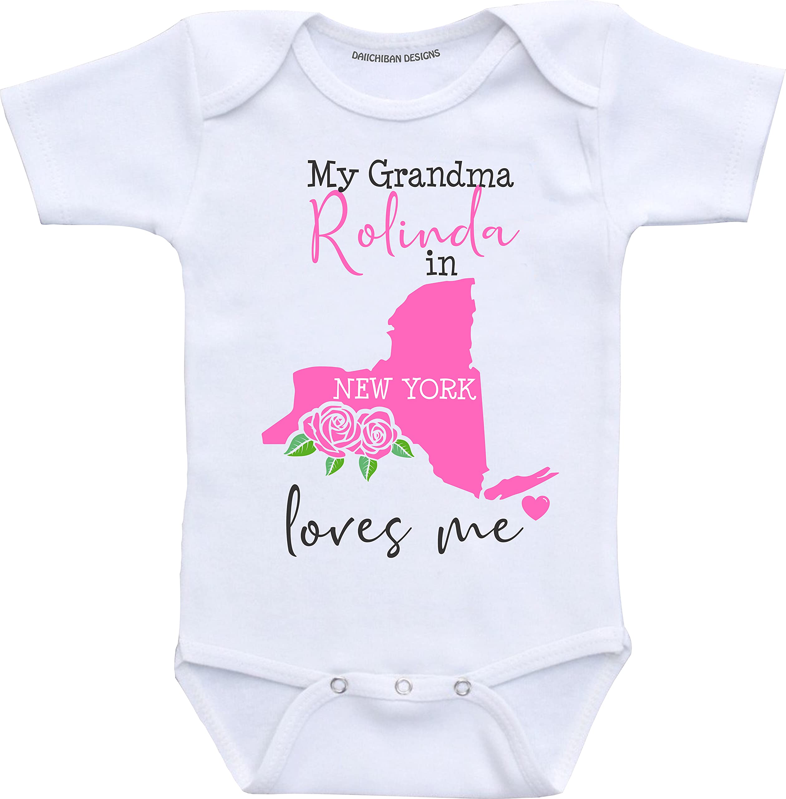 Daiichiban Designs Custom Grandma baby girl clothes