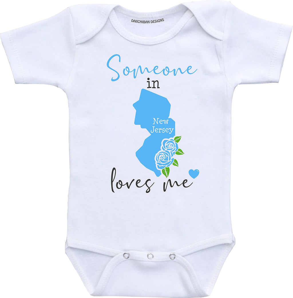 Daiichiban Designs Someone in Arkansas loves me baby gifts customizable